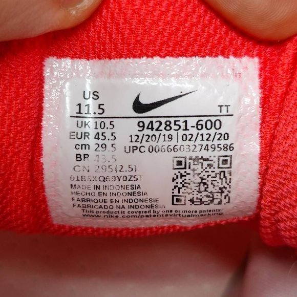 Nike Red and Light Blue Athletic Shoes - Picture 8 of 12